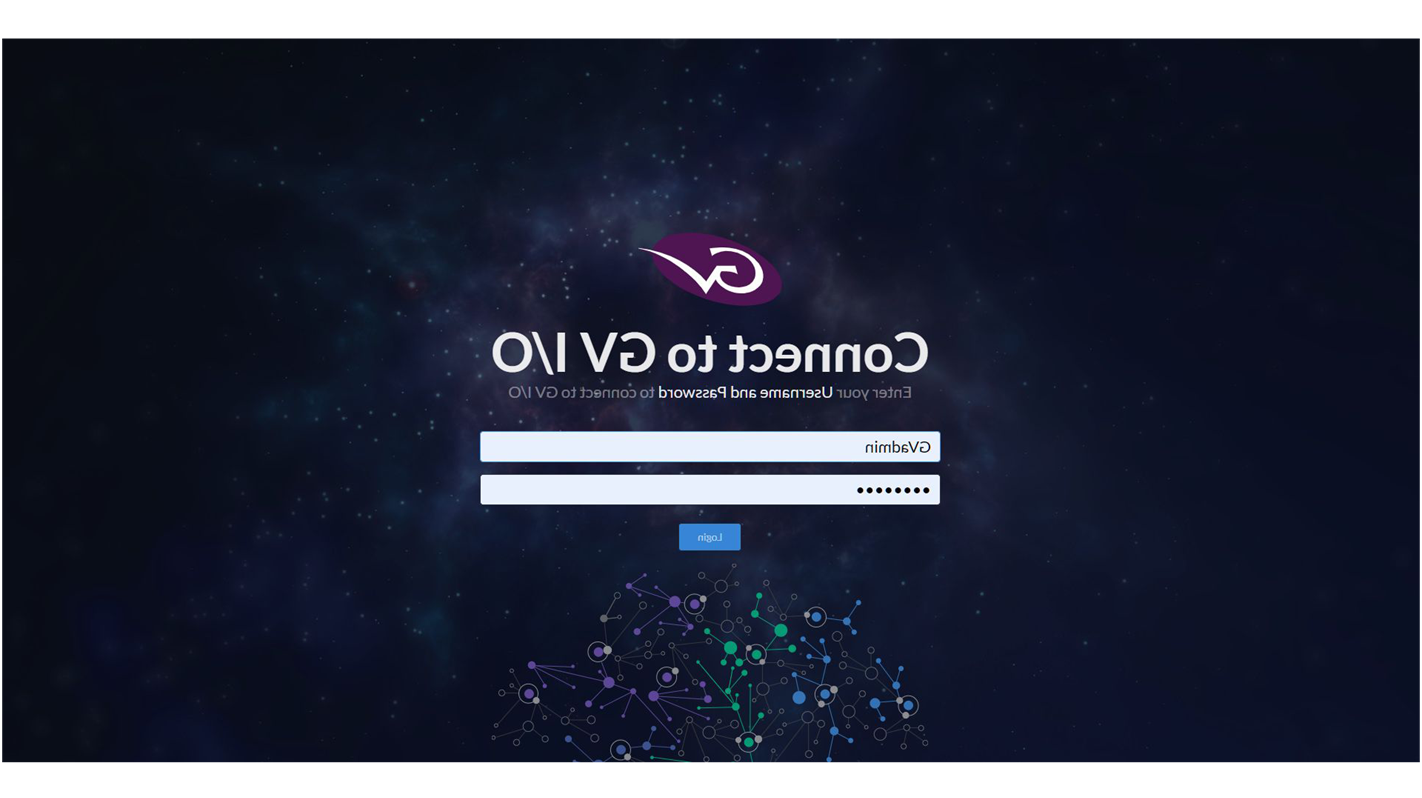GV I/O UI登录屏幕